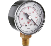 Wakuometr radialny -1/0 bar, G 1/4, 63 mm W63R.PL000G14