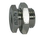 Złączka gwintowana grodziowa G 1/4 GW, M20x1,5 mosiądz niklowany 3060N 1/4